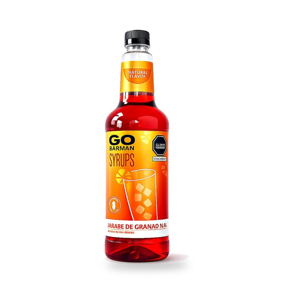 JARABE DE GRANADINA 1 LT GO BARMAN