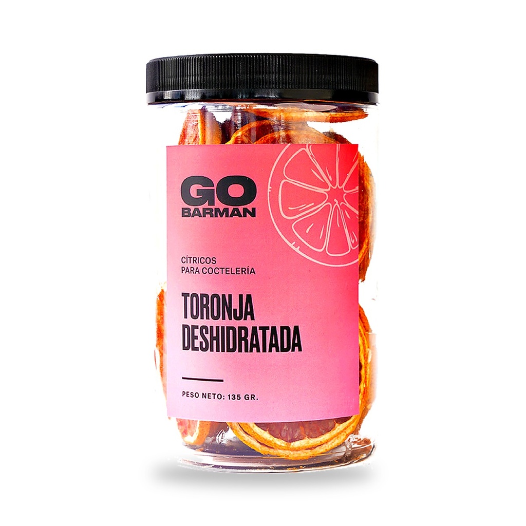 TARRO TORONJA DESHIDRATADA X 135 GR - GO BARMAN