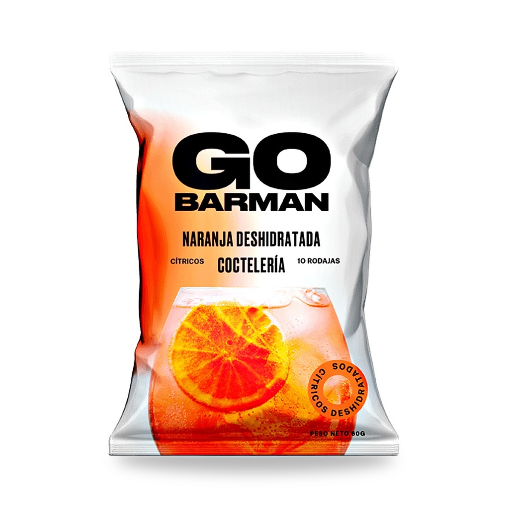 BOLSA NARANJA DESHIDRATADA X 32 GR - GO BARMAN