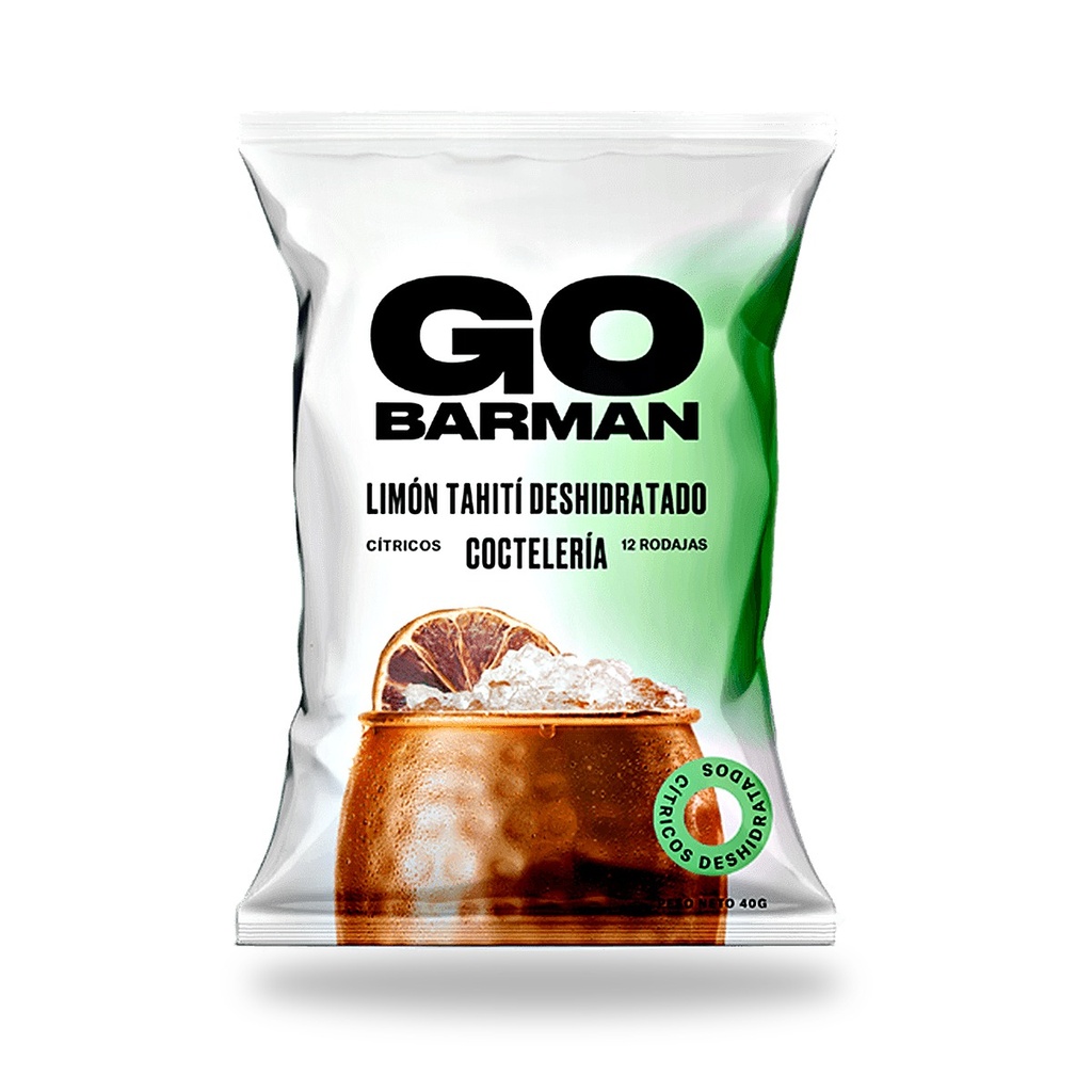 BOLSA LIMON TAHITI DESHIDRATADO 20 GR - GO BARMAN