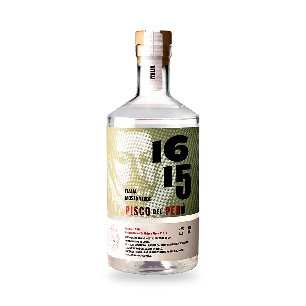 PISCO 1615 MOSTO VERDE ITALIA x 700ML
