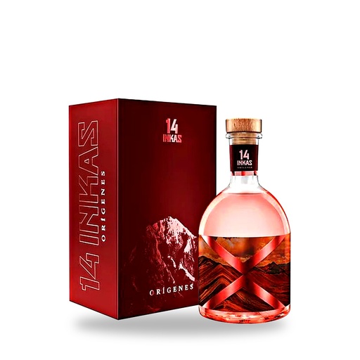 [WEB155] VODKA 14 INKAS ORIGENES PUCA SONCCO x 750ML 