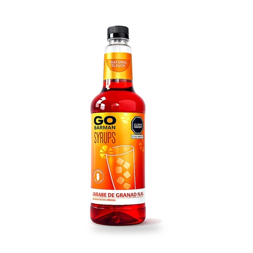[WEB300] JARABE DE GRANADINA 1 LT GO BARMAN